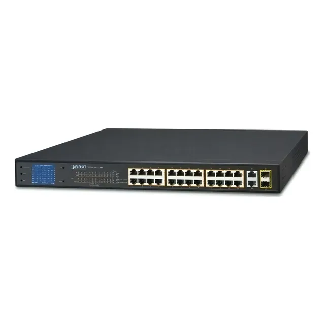 Switch Planet Poe de 24 puertos y 2 páginas FGSW-2622VHP