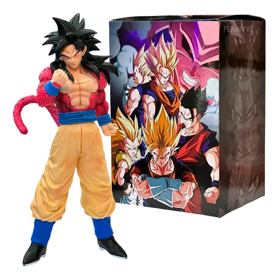 Figura De Goku Ssj4 Dragon Ball Gt Anime 30cm Pvc
