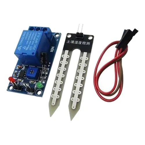 Sensor Humedad Del Suelo Con Relé 12v Riego Cultivos Jardin