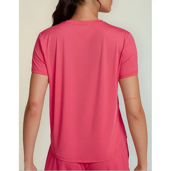 Camiseta Nike Uno Clásico Mujer-rosa