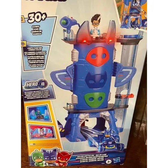 Cuartel Héroes En Pijamas (pj Mask) Incluye Romeo Y Cat Boy 