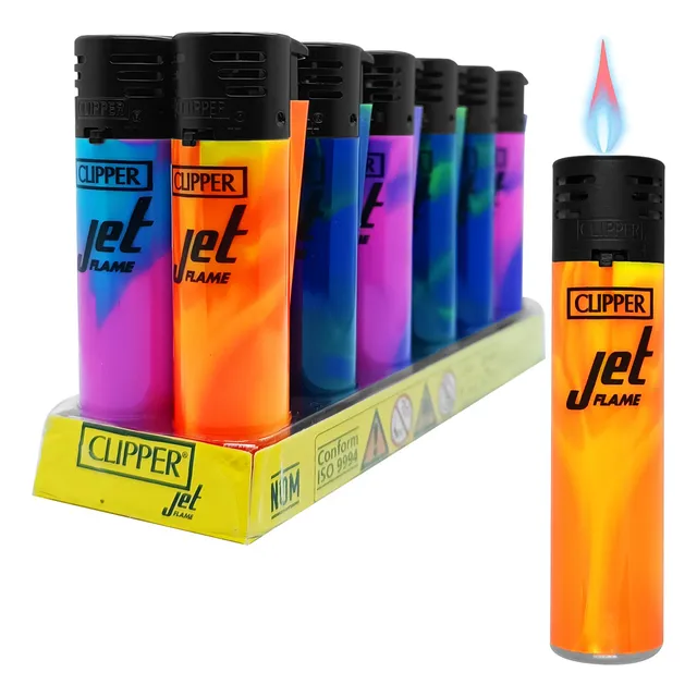 Encendedor Recargable Butano Clipper Flame Jet Mayoreo