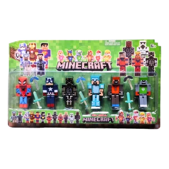 Cartelado De Bonecos Personagens Video Game Brinquedo 