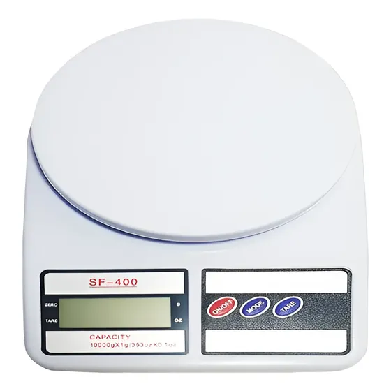 Báscula de cocina digital Genérica SF-400 blanca | Cuotas sin interés