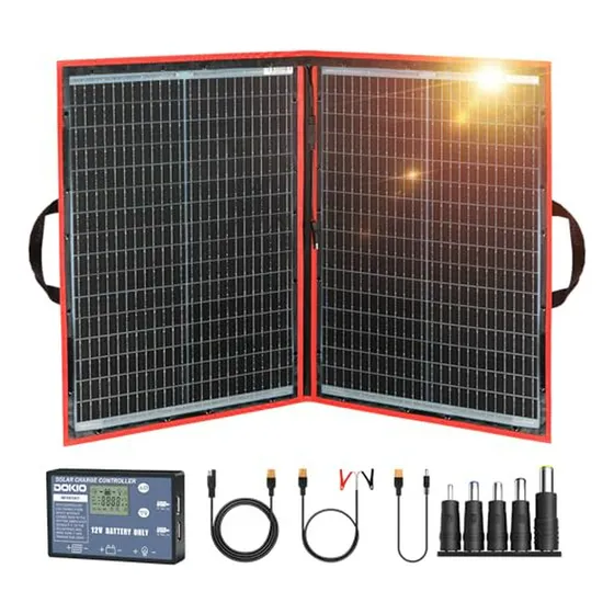 Panel Solar Portátil Dokio 110w 18v (21x28in, 5.9lb) Con Con