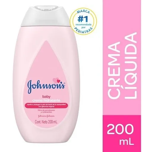Crema Liquida Johnsons Baby Original 200ml