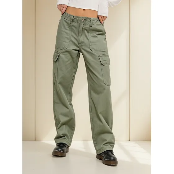 Pantalon Cargo De Mujer Index