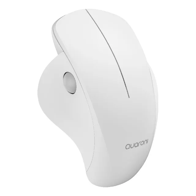 Mouse Inalámbrico Quaroni Ergonómico Scroll Lateral 1200 Dpi