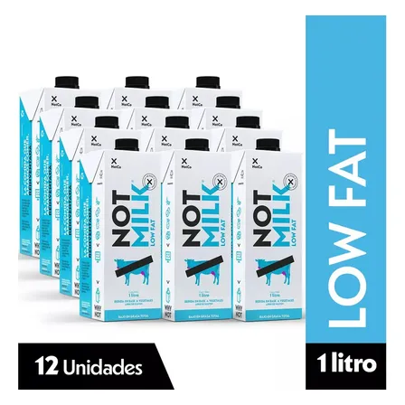 Notco, Notmilk Low Fat Pack 12 Unidades De 1 Lt