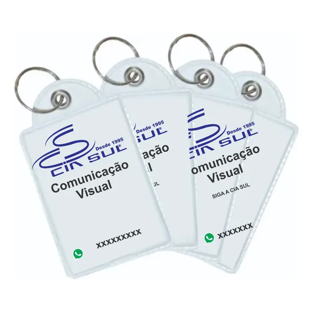 100 Chaveiros Imobiliários Personalizado Sem Limite De Cor