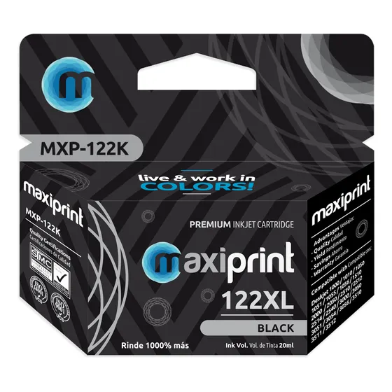 Cartucho 122xl Negro