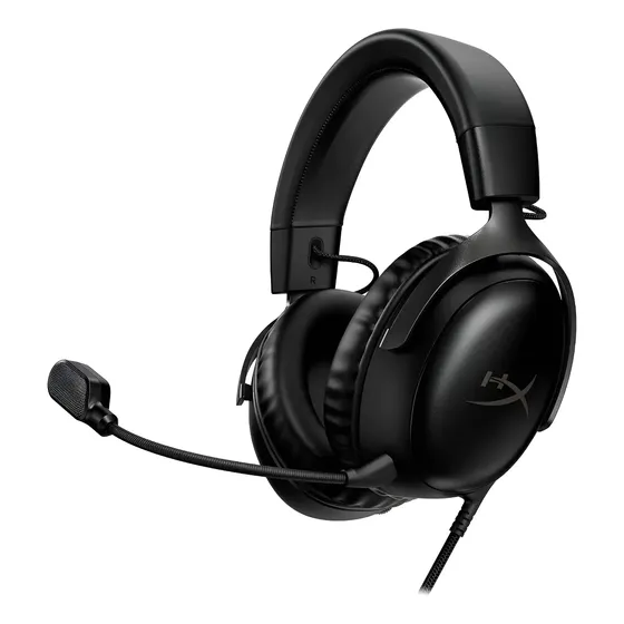 Fone De Ouvido Gamer Hyperx Cloud Iii Com Fio Preto