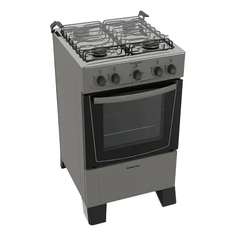 Cocina Combinada Punktal Horno Electrico Acero Color Gris Gris