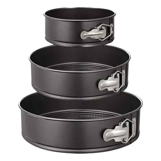 Molde Para Hornear Desmontable Tostas X 3 Moldes