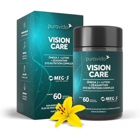Vision Care Blend De Nutrientes Para A Visão - Pura Vida Vision Care Blend De Nutrientes Para A Visão - Pura Vida