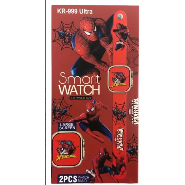 Reloj Inteligente Para Niños Super Heroes Batman Spiderman