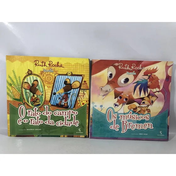 Livros Ruth Rocha - 2 Volumes - Editora Salamandra - 2010 R963