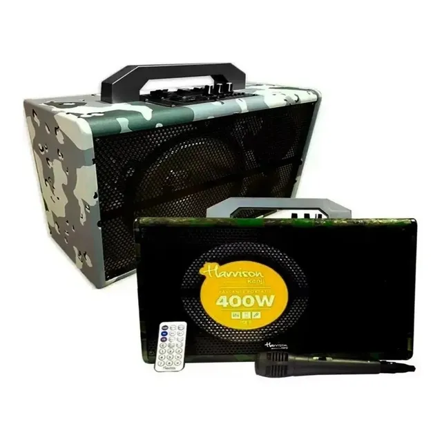 Parlante Portatil Harrison Kanji Punch 400w Usb/bat/msd
