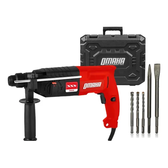 Rotomartillo Taladro Percutor 800w Sds Plus 24mm 2.5 J + Acc Color Rojo Frecuencia 50