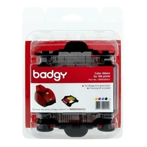 Pack 2 Cinta D Impresión Badgy Ribbon Color First Generation