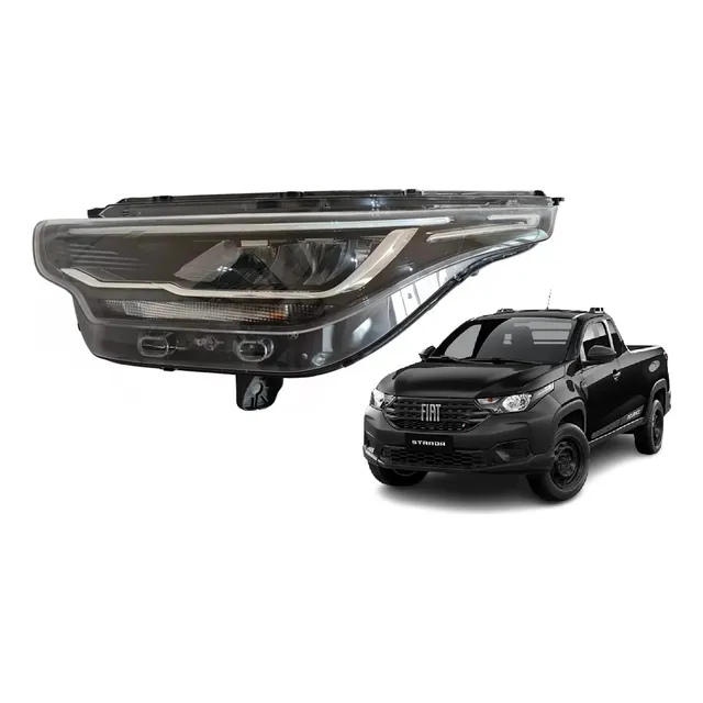 Farol Led  Dianteiro Esquerdo Original  Fiat Nova Strada