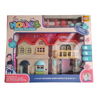 Casita De Muñecas Para Niñas Con Accesorios Monitos Juguete Casita De Muñecas Para Niñas Con Accesorios Monitos Juguete
