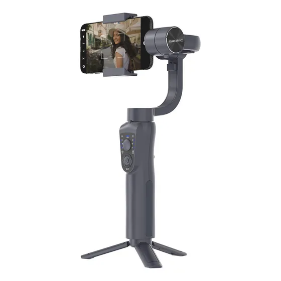 Gimbal 3 Ejes Gadnic S5b Pro Estabilizador Para Celular Tripode Color Gris