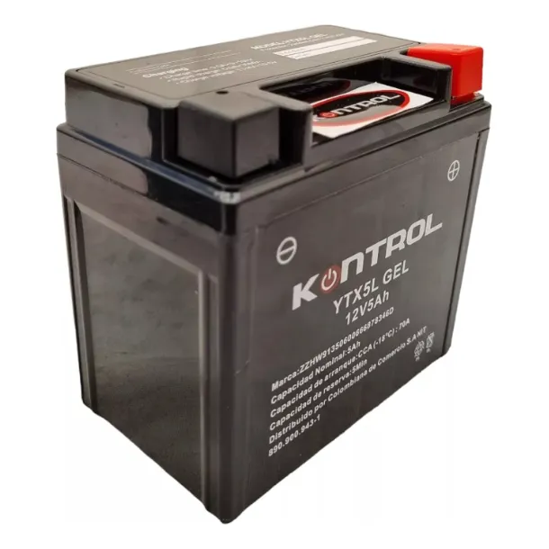 Batería Moto Fz2.0 Fz-s Xr 250 Bws 100 Ytx5l Kontrol Gel