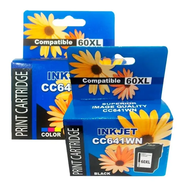 Kit Cartucho Tinta Generico 60xl Negro Tricolor Alto Rendimi