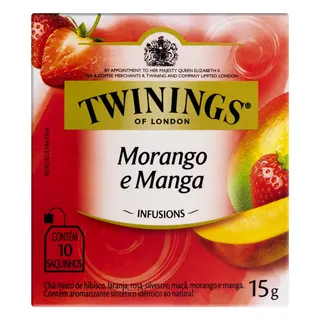 ChĂĄ Twinings Morango E Manga Em SachĂȘ 15 G 10 U ChĂĄ Twinings Morango E Manga Em SachĂȘ 15 G 10 U