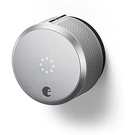 Agosto Aug-sl-con-s03 Plata Smart Lock Pro, 3ª Generación-gr