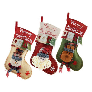 * Calcetín De Navidad Gift For Regalos De Reno De Chimenea * Calcetín De Navidad Gift For Regalos De Reno De Chimenea