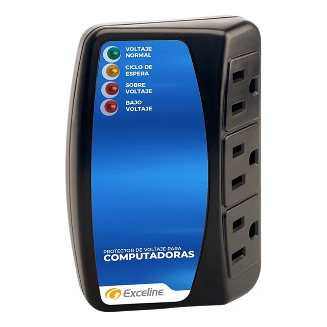 Protector De Computadoras 120vac Supresor De Picos Exceline