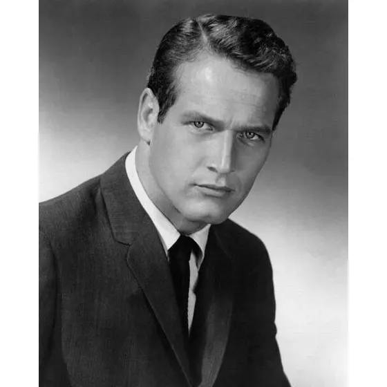 Paul Newman Retrato Estudio Era 1950 Traje Corbata Foto