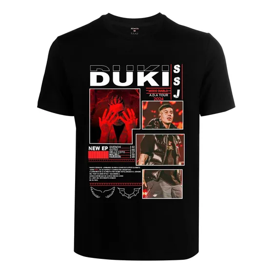 Camiseta Camisa Blusa Ropa Cantantes Duki