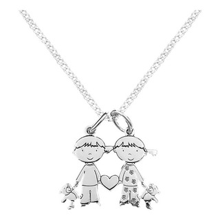 Dije Y Cadena Niña Y Niño De Plata 925 Con Envio Dije Y Cadena Niña Y Niño De Plata 925 Con Envio
