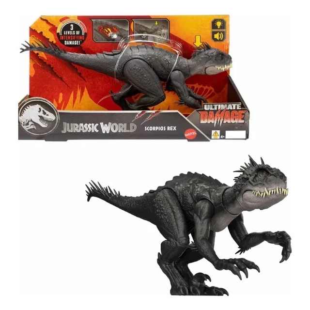 Dinosaurio Scorpios Rex Jurassic World Mattel