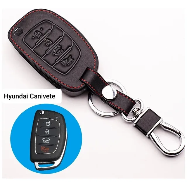 W Funda For Llave De Bolsillo Con Navaja For Coche Hyundai