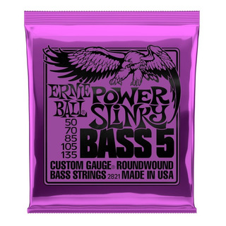 Ernie Ball 2821 Juego De 5 Cuerdas Para Bajo Power Slinky Ernie Ball 2821 Juego De 5 Cuerdas Para Bajo Power Slinky