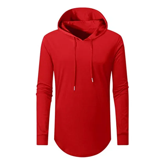 Aiyino Hombre S-5x Manga Larga Moda Capuchas 9hxns