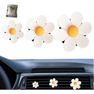 Fe Clips Ventilación Flores Margarita Clips Coche A Fe Clips Ventilación Flores Margarita Clips Coche A