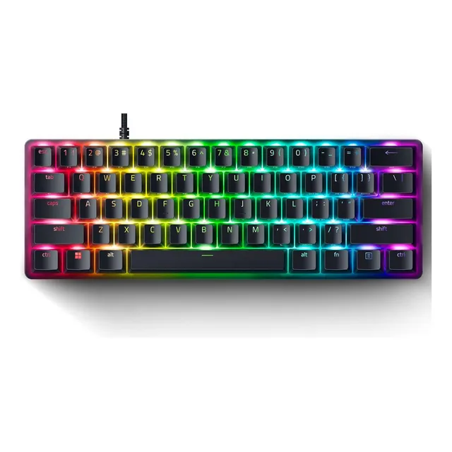 Teclado De Juego Portátil Razer Huntsman Mini Con Iluminació