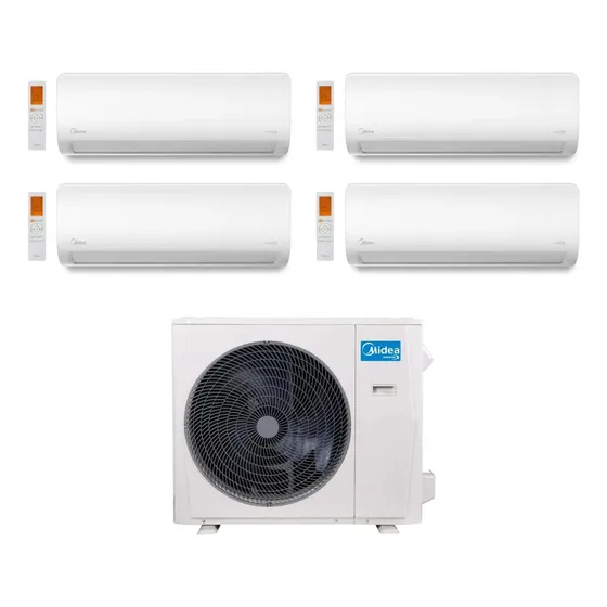 Multisplit Midea Inverter Smart 10.5kw 2x2640f + 2x3520f F/c
