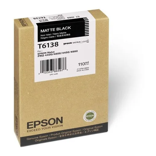 Cartucho de tinta Epson Cartucho de tinta de color negro de 110 ml