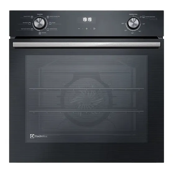 Forno de Embutir Electrolux Elétrico 80L Efficient com PerfectCook360 Preto OE8EH 220v