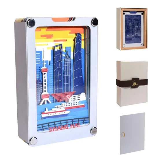 Arte De Felicitación 3d Memo Pad City, 1 Pc 105 Hojas De Put
