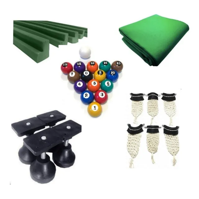 Kit Personalizado Para Reparo Mesa Sinuca / Bilhar 