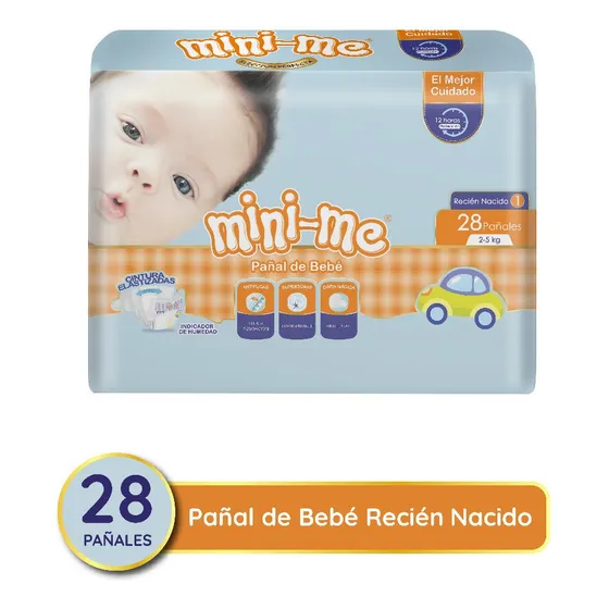Pañal Premium Mini Me Talla Rn Bultox10x28unds
