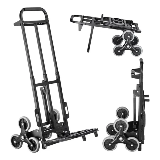 Carro De Mano Plegable Alta Resistencia 6 Ruedas 209kg
