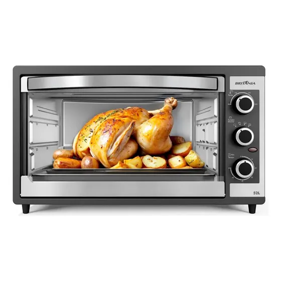 Forno Elétrico Britânia 52L Dupla resistência BFE55P
